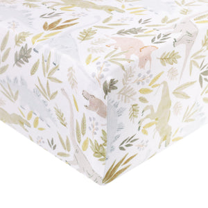 Copper Pearl Premium Knit Fitted Crib Sheet / Rex