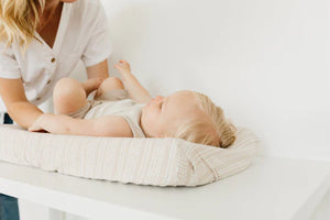 Copper Pearl Premium Knit Diaper Changing Pad Cover / Clay