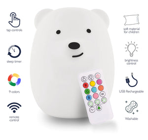 LumiPets LED Touch Night Light / Bear