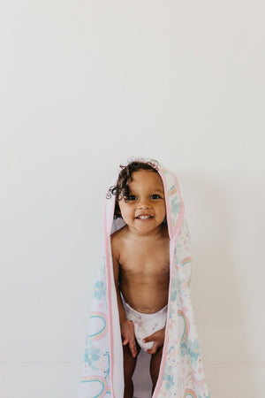 Copper Pearl Premium Knit Hooded Towel / Whimsy