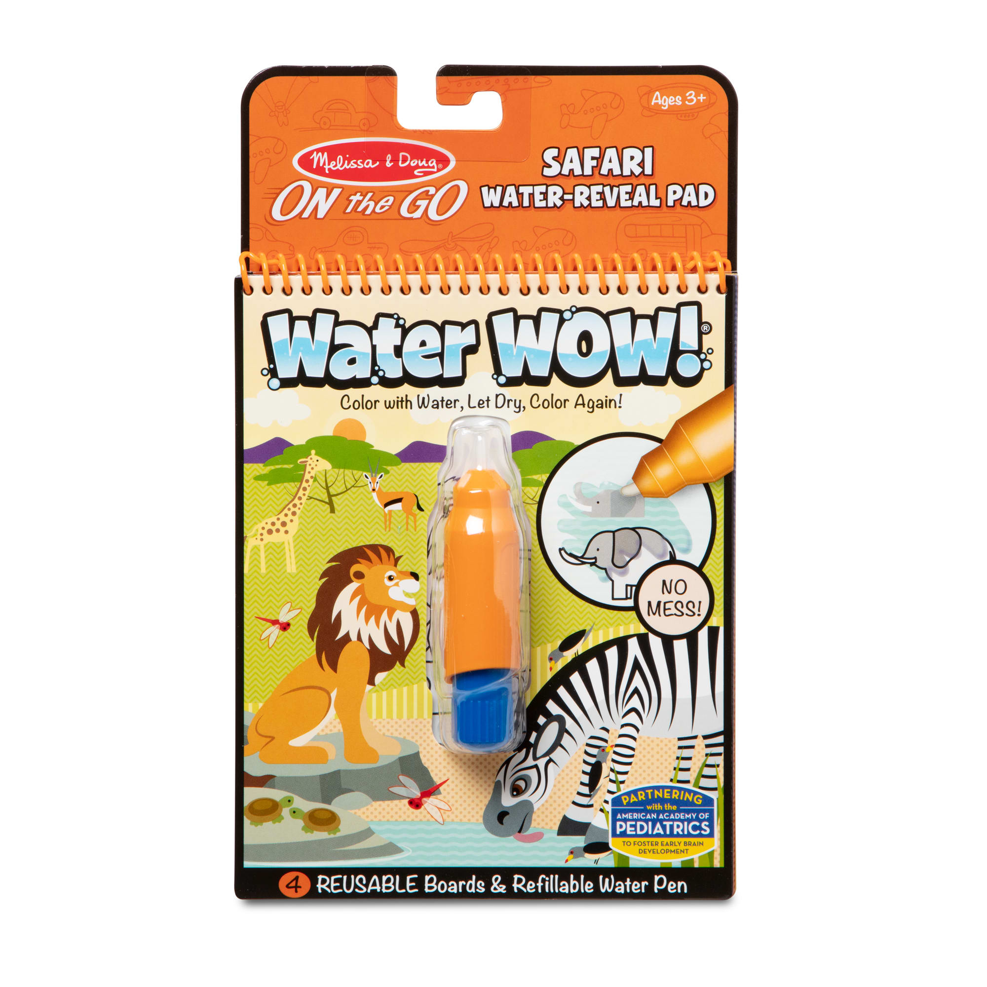 Melissa & Doug Water Wow! On The Go Water-Reveal Pad / Safari