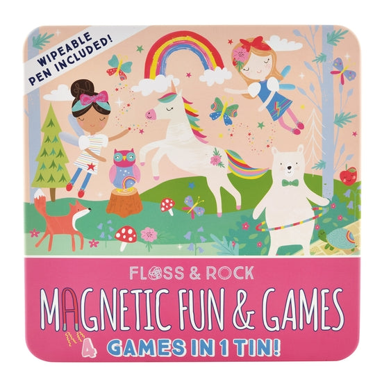 Floss & Rock Rainbow Fairy Magnetic Fun & Games Tin