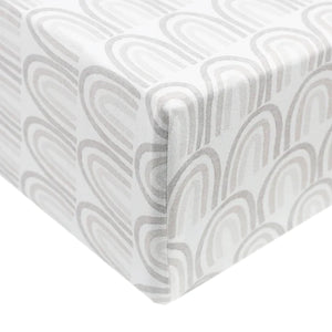 Copper Pearl Premium Knit Fitted Crib Sheet / Bliss