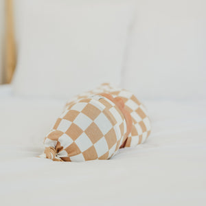 Copper Pearl Top Knot Hat / Rad