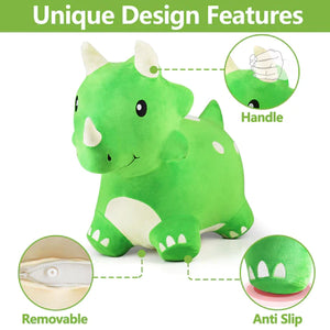 Bouncy Pals Bouncy Triceratops Ride On Toy