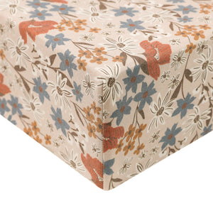Copper Pearl Premium Knit Fitted Crib Sheet / Eden