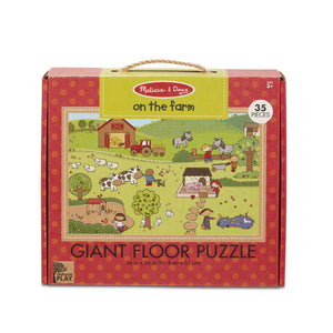 Melissa & Doug Natural Play Giant Floor Puzzle / On The Farm