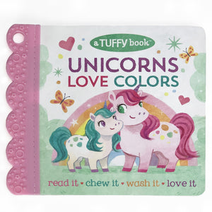 Tuffy Chew-Proof Book: Unicorns Love Colors