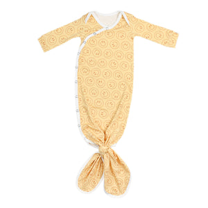 Copper Pearl Newborn Knotted Gown / Vance
