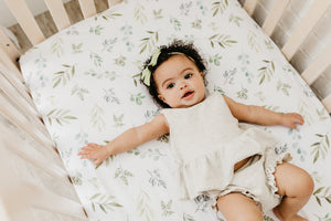 Copper Pearl Premium Knit Fitted Crib Sheet / Haven