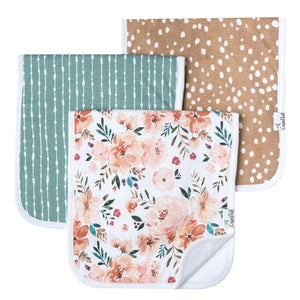 Copper Pearl Premium Burp Cloth Set / Autumn