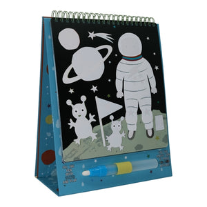 Floss & Rock Magic Water Easel & Pen / Space