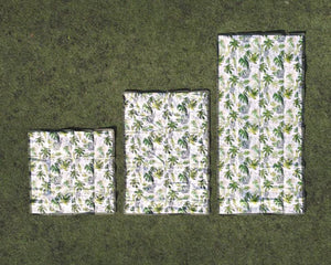 Little Unicorn Outdoor Blanket / Navy Plaid