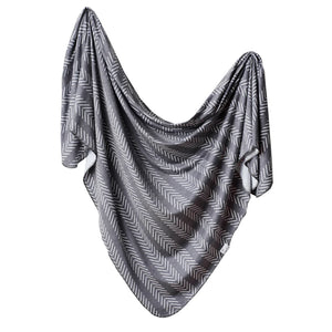 Copper Pearl Knit Swaddle Blanket / Canyon