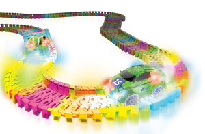 Twister Tracks + 1 Race Car Set / Neon Glow