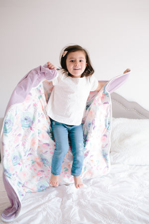 Copper Pearl Three-Layer Stretchy Quilt / Bloom