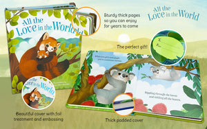All the Love in the World Board Book (Red Panda Edition)