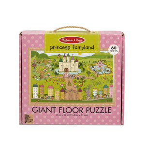Melissa & Doug Natural Play Giant Floor Puzzle / Princess Fairyland