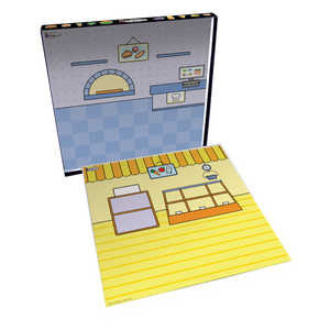 Colorforms Picture Playset / Market