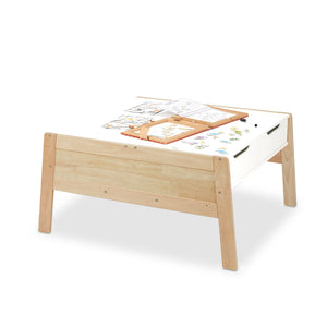 Melissa & Doug Wooden Art & Activity Table with Bins