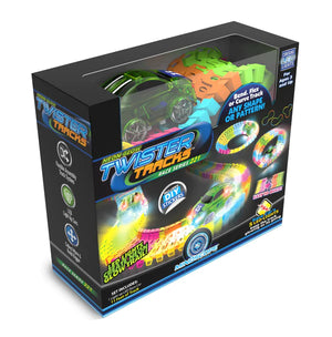Twister Tracks + 1 Race Car Set / Neon Glow
