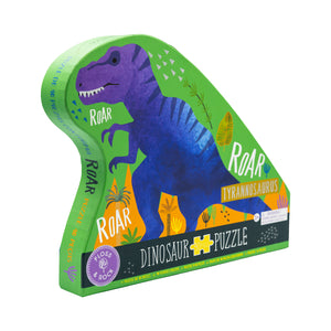 Floss & Rock "Dinosaur" Shaped Jigsaw Puzzle - 40PC