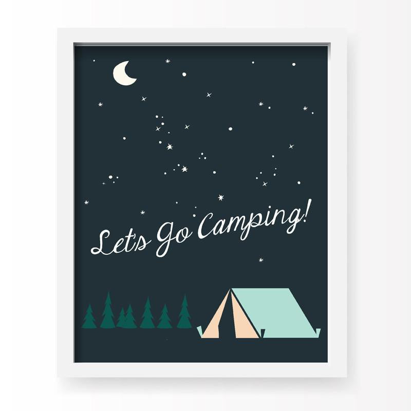 Lucy Darling Art Print (11"x14") / Let's Go Camping***