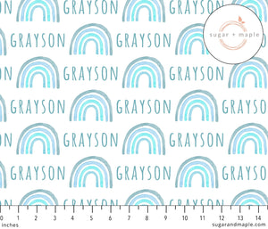 Personalized Stretchy Blanket | Rainbow