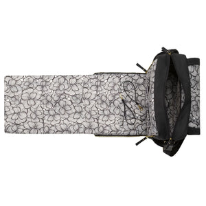 Petunia Pickle Bottom Matte Leatherette Boxy Backpack / Black