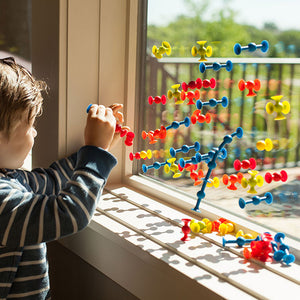 Fat Brain Toys Mini Squigz / 75 Piece Set