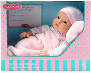 Pink Cloud Newborn Baby Doll