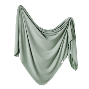 Copper Pearl Knit Swaddle Blanket / Briar