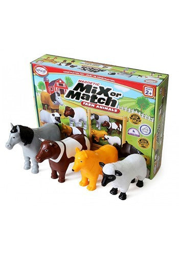 Popular Play Things Magnetic Mix or Match - Farm Animals