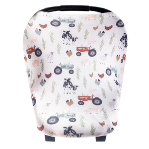 Copper Pearl Knit Car Seat Cover / Jo