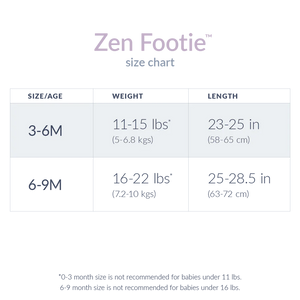 Nested Bean Zen Footie Pajama Classic