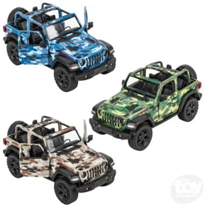 Die-Cast 5" 2018 Jeep Wrangler Camo Open Top