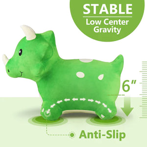 Bouncy Pals Bouncy Triceratops Ride On Toy