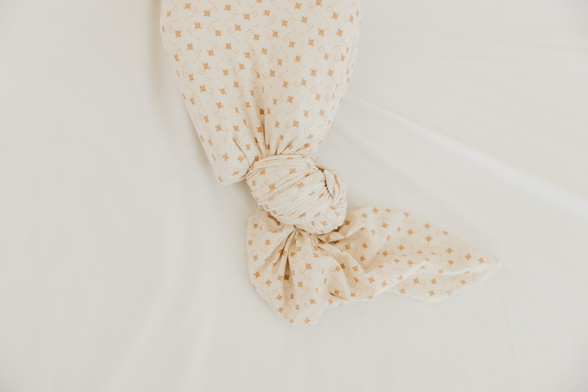 Copper Pearl Knit Swaddle Blanket / Hunnie