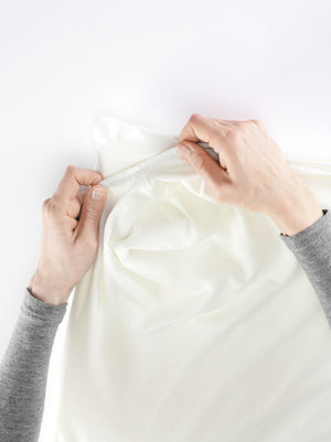 Baby Bjorn Fitted Sheet For Travel Crib Light / White Organic Cotton