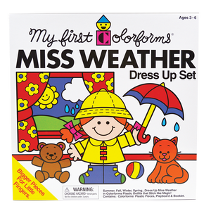 My First Colorforms Dress Up Set / Miss Weather