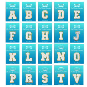 Varsity Letter Sticker Patch
