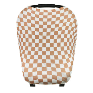 Copper Pearl Knit Car Seat Cover / Rad