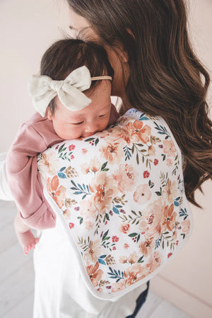 Copper Pearl Premium Burp Cloth Set / Autumn