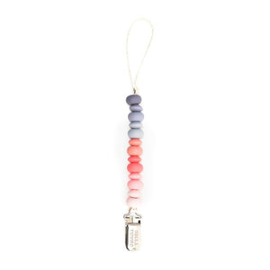 Bella Tunno Silicone Pacifier Clip / Pinks Multi