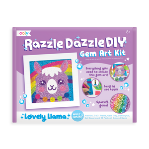 Ooly Razzle Dazzle D.I.Y. Gem Art Kit / Lovely Llama