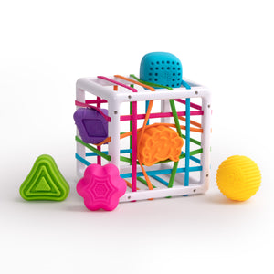 Fat Brain Toys InnyBin Sensory Shape Sorting Box
