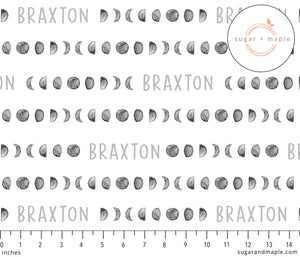 Personalized Stretchy Blanket | Moon Phases