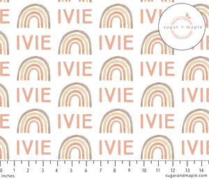 Personalized Stretchy Blanket | Rainbow