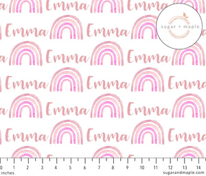 Personalized Stretchy Blanket | Rainbow