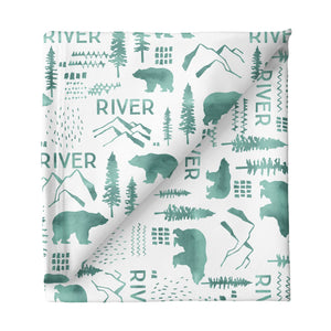 Personalized Stretchy Blanket | Woodland
